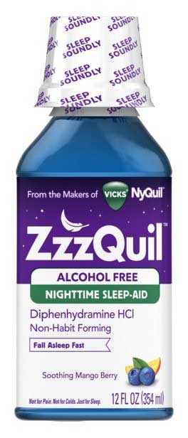 Zzzquil Mango Berry Nighttime Sleeping Aid, 12 Fluid Ounce -- 12 Per Case