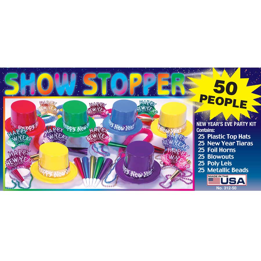 Party Time Showstopper Party Kit For 50 People