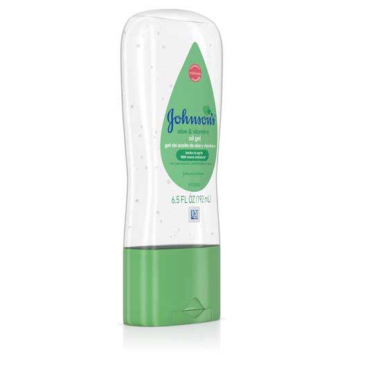 Johnson's Baby Aloe And Vitamin E Baby Oil Gel, 6.5 Fluid Ounce -- 24 Per Case