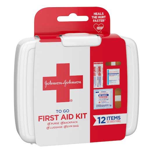 Johnson's And Johnson's Red Cross Brand Travel Size First Aid Kit -- 48 Per Case