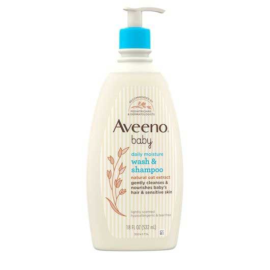 Aveeno Baby Body Wash And Shampoo, 18 Fluid Ounce -- 12 Per Case