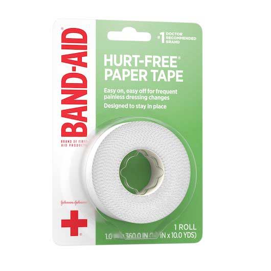 Johnson's And Johnson's Band-aid Paper Tape Roll, 1 Inch X 10 Yard -- 48 Per Case
