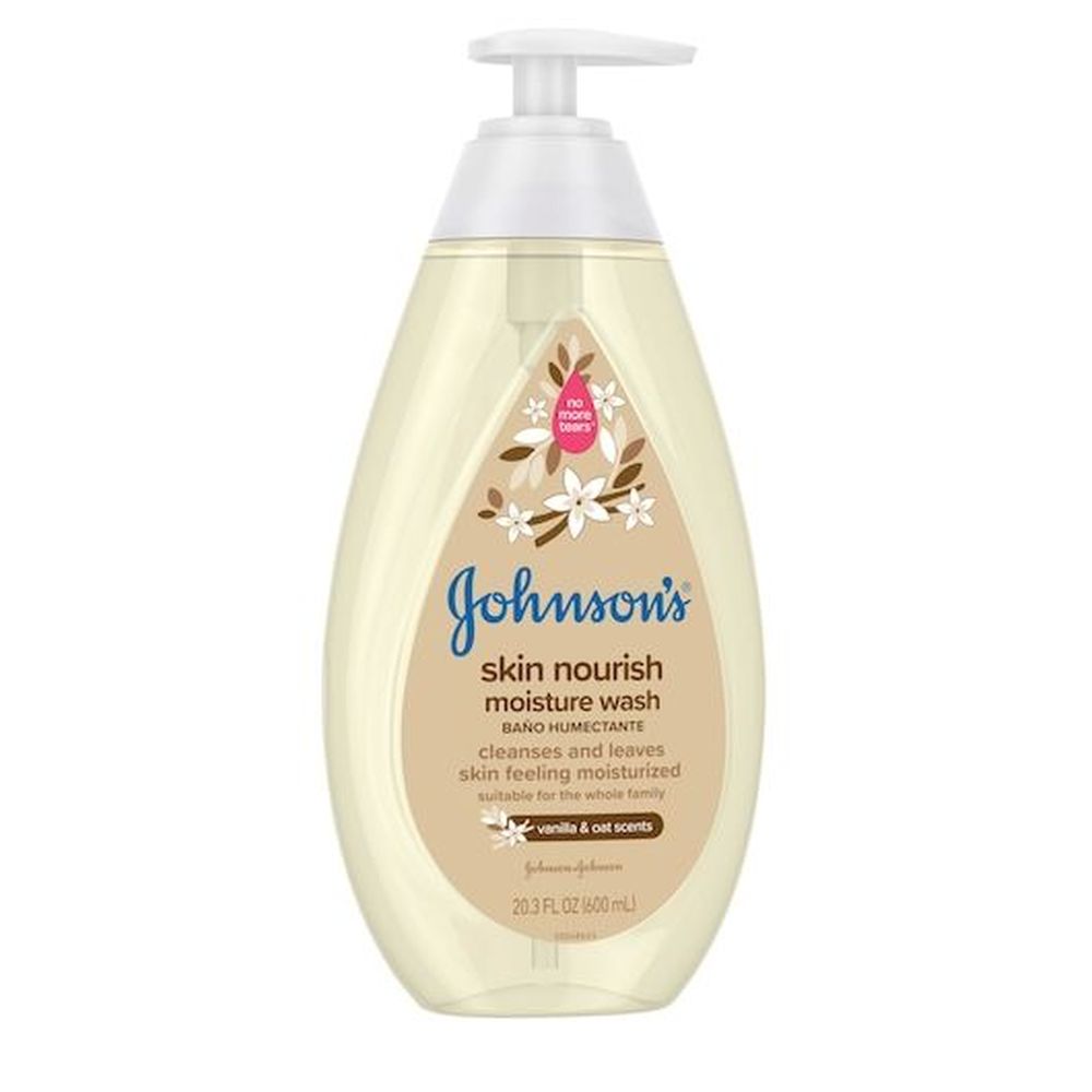 Johnson's Baby Vanilla And Oat Skin Nourish Moisture Wash, 20.3 Fluid Ounce -- 12 Per Case