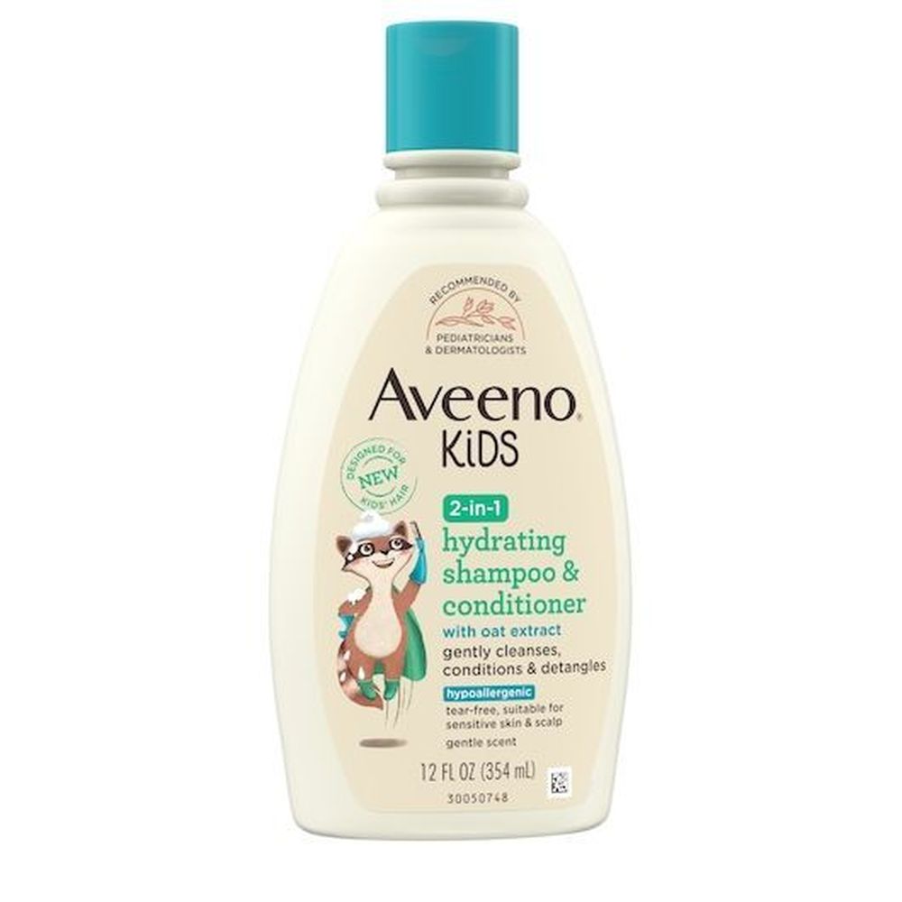 Aveeno Kids Hypoallergenic Hydrating 2 In 1 Shampoo And Conditioner, 12 Fluid Ounce -- 12 Per Case