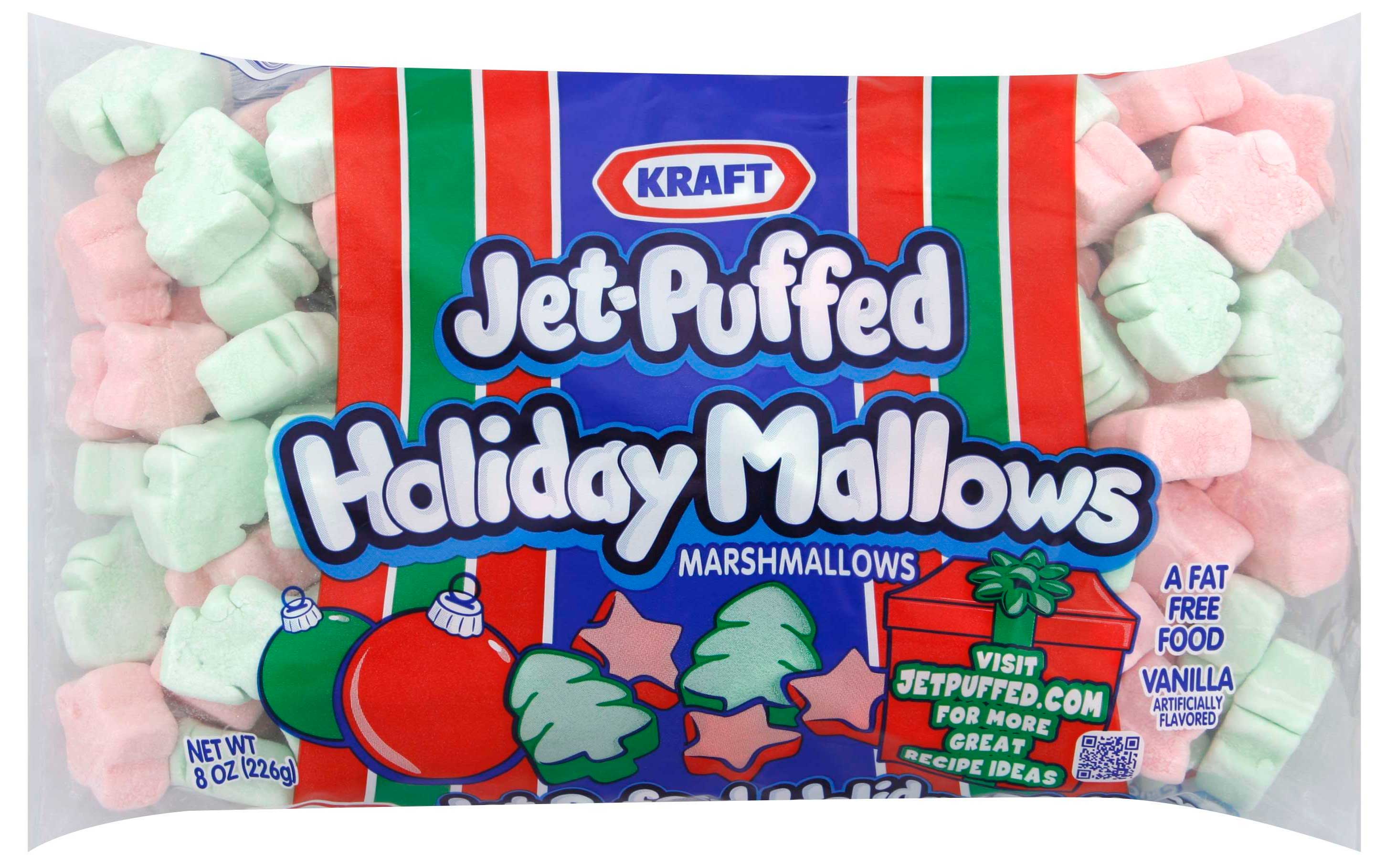 marshmallow  Jet-Puffed Holiday Shapes Marshmallow, 8 Ounce -- 16 per case
