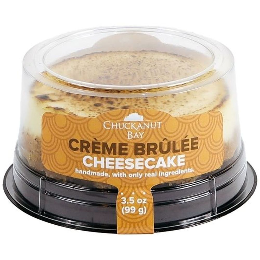 Chuckanut Bay Cr¨me Brulee Cheesecake, 3.5 Ounce -- 12 Per Case
