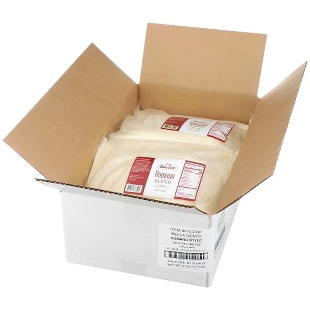 Bella Gent Romano Blend Grated Cheese, 5 Pound -- 4 Per Case