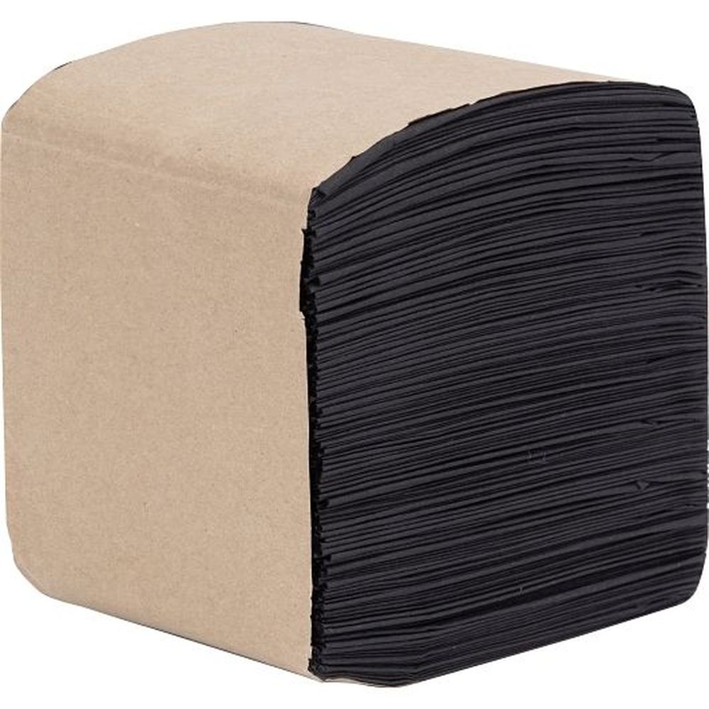 Paterson Black 2 Ply Beverage Napkin, 50 count - 20 per case