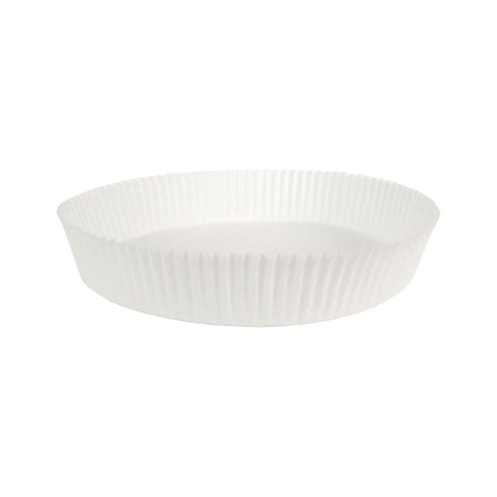 Paterson White Round Fluted Wax Cake Liner, 250 Count -- 4 Per Case