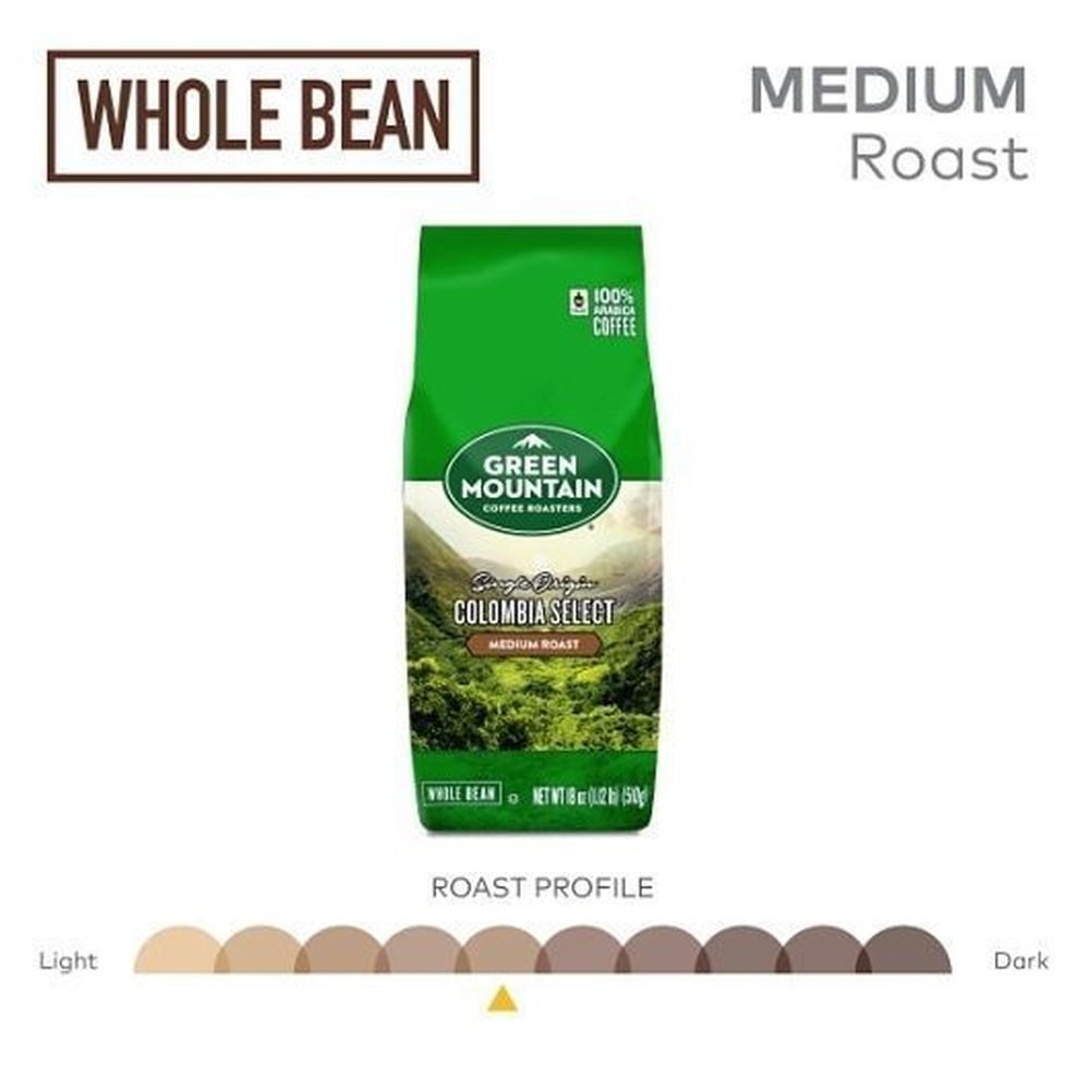 Green Mountain Coffee Roasters Colombia Select Whole Bean Coffee FoodServiceDirect