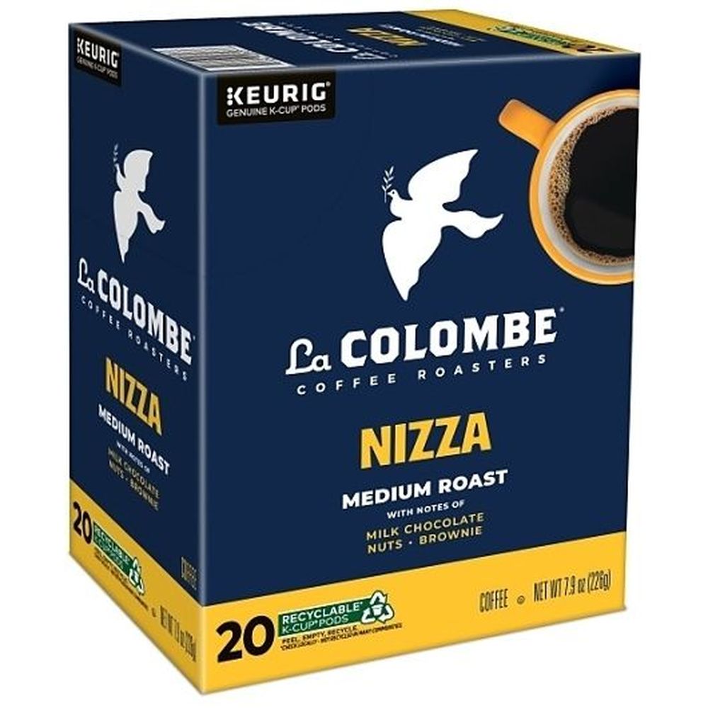La Colombe Nizza Medium Roast K Cup Coffee Pod, 20 Count -- 4 Per Case