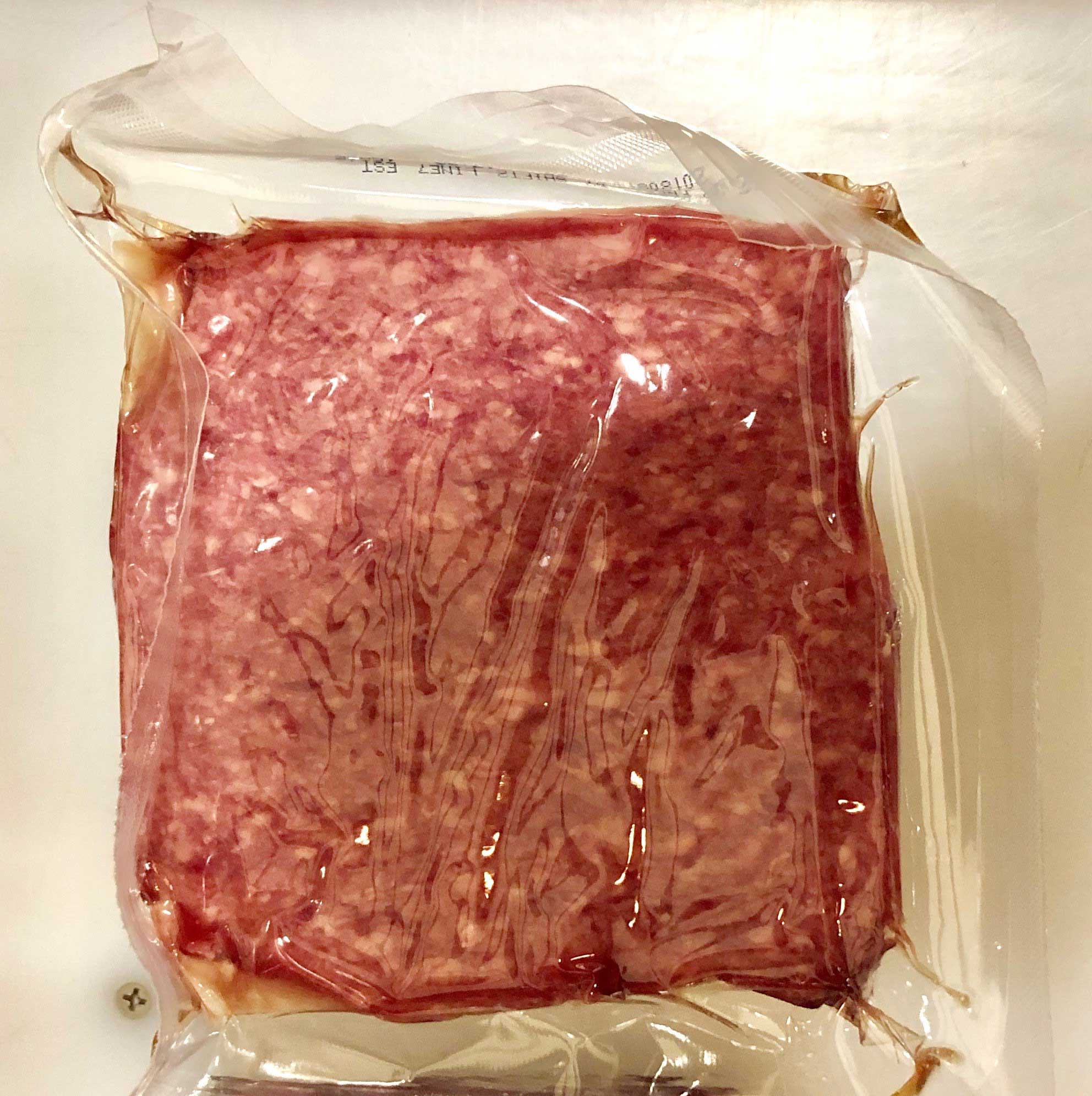 patty WW Johnson Ground Beef Patty, 4 Ounce -- 48 per case