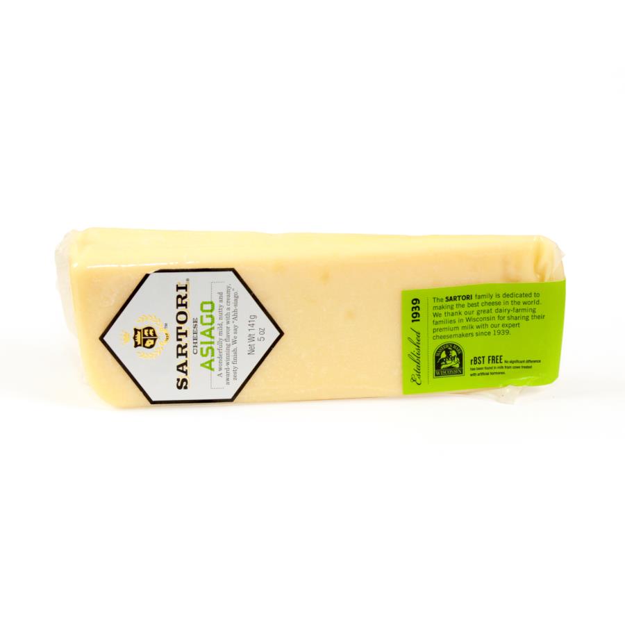 Sartori Asiago Cheese Wedge, 5 Ounce -- 12 Per Case