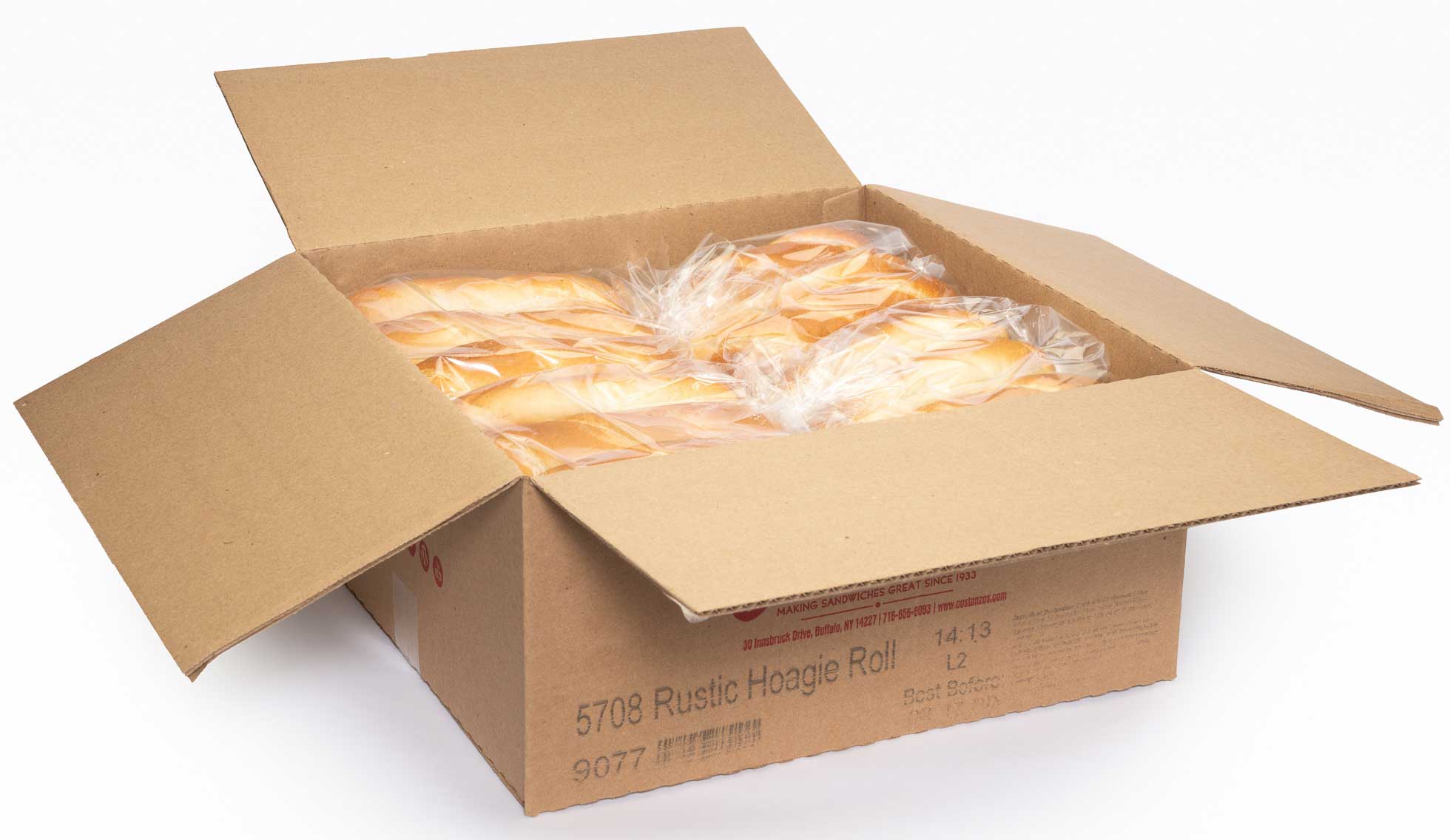Costanzo's Bakery Rustic Hoagie Roll, 131.6 Gram -- 48 Per Case
