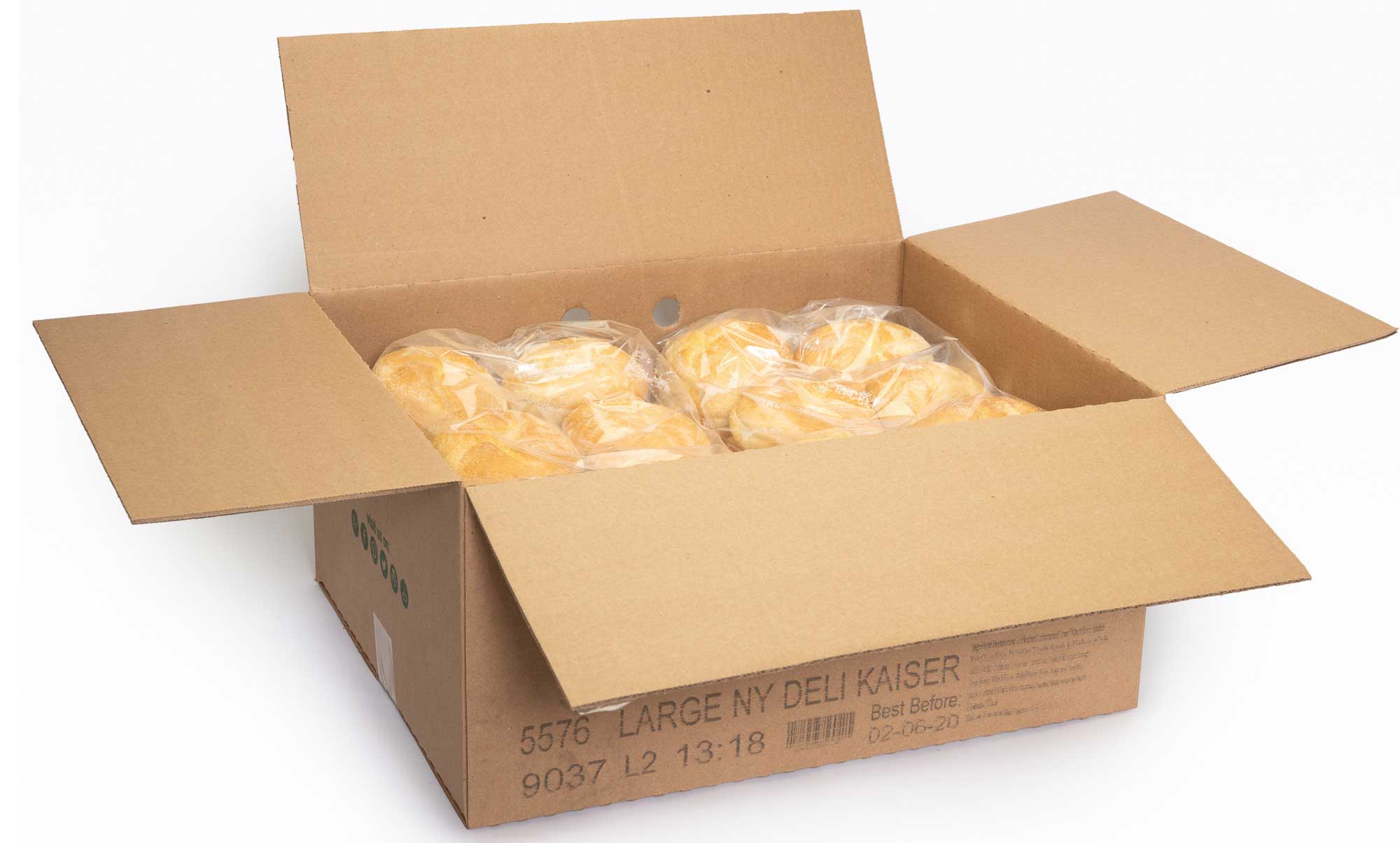 Costanzo's Bakery Large New York Deli Kaiser Roll, 87.5 Gram -- 48 Per Case