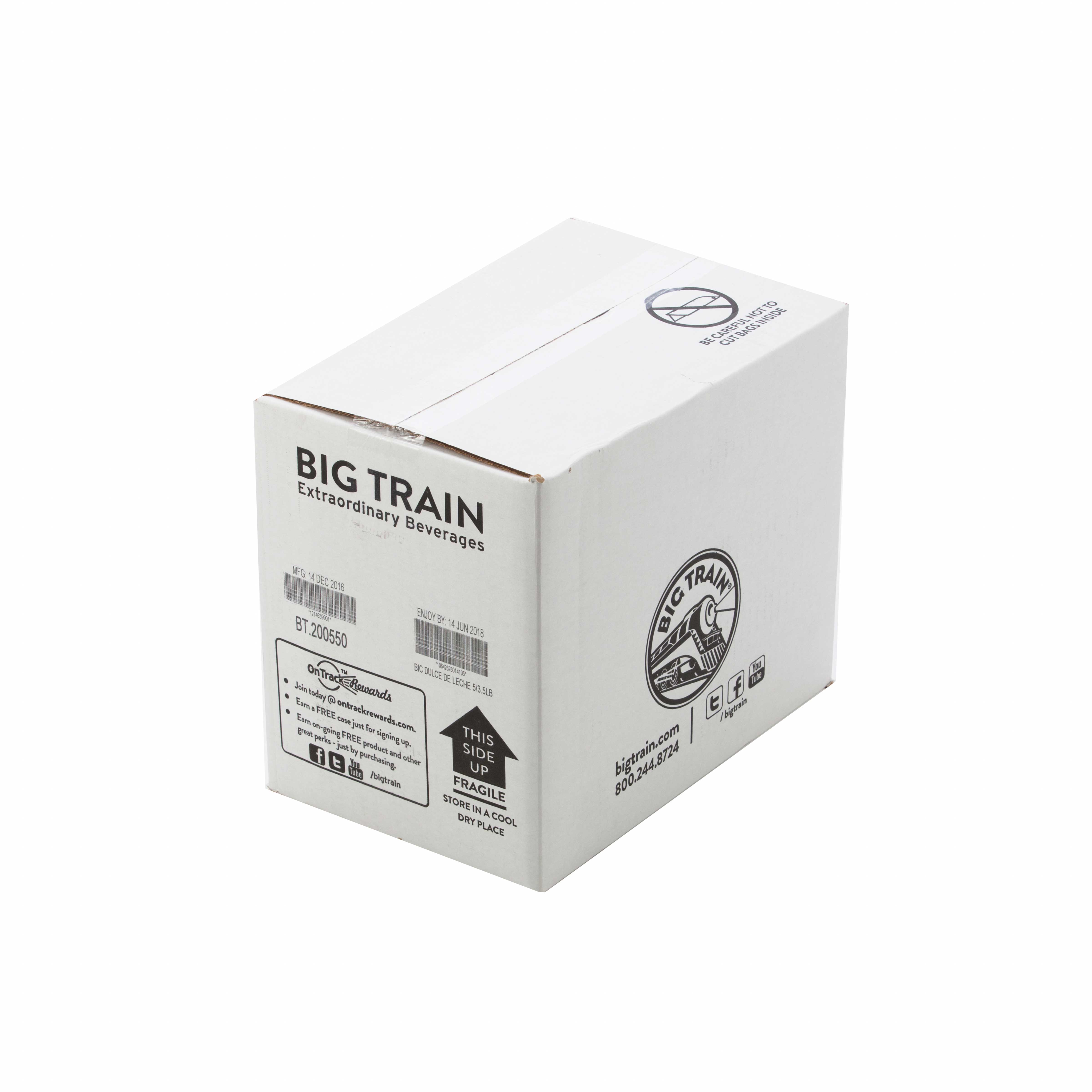 Big Train Dulce De Leche Blended Ice Coffee Mix, 3.5 Pound -- 5 per case.