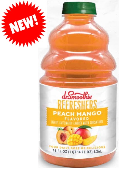 Dr. Smoothie Peach Mango Refresher, 46 Fluid Ounce -- 1 Each