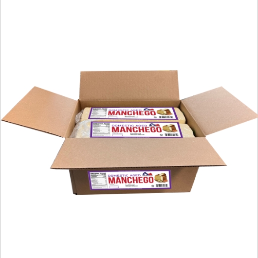 Cheesemakers Aged Domestic Manchego Cheese Loaf, 5 Pound -- 2 Per Case