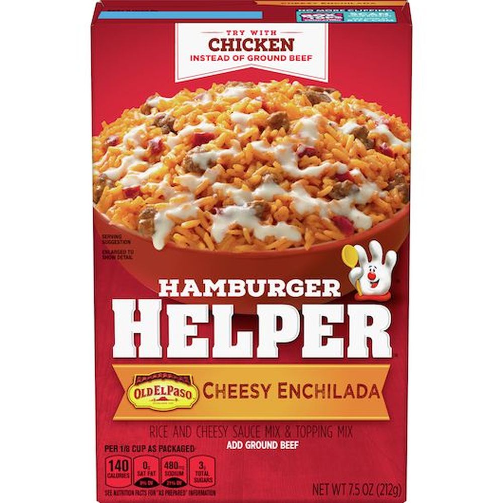 Hamburger Helper Cheesy Enchilada Pasta, 7.5 Ounce -- 12 Per Case
