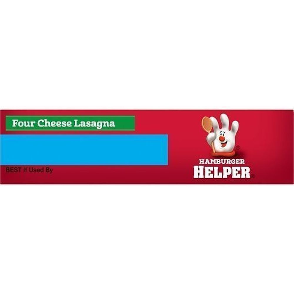 Helper Pasta Four Cheese Lasagna, 5.5 Ounce -- 12 Per Case