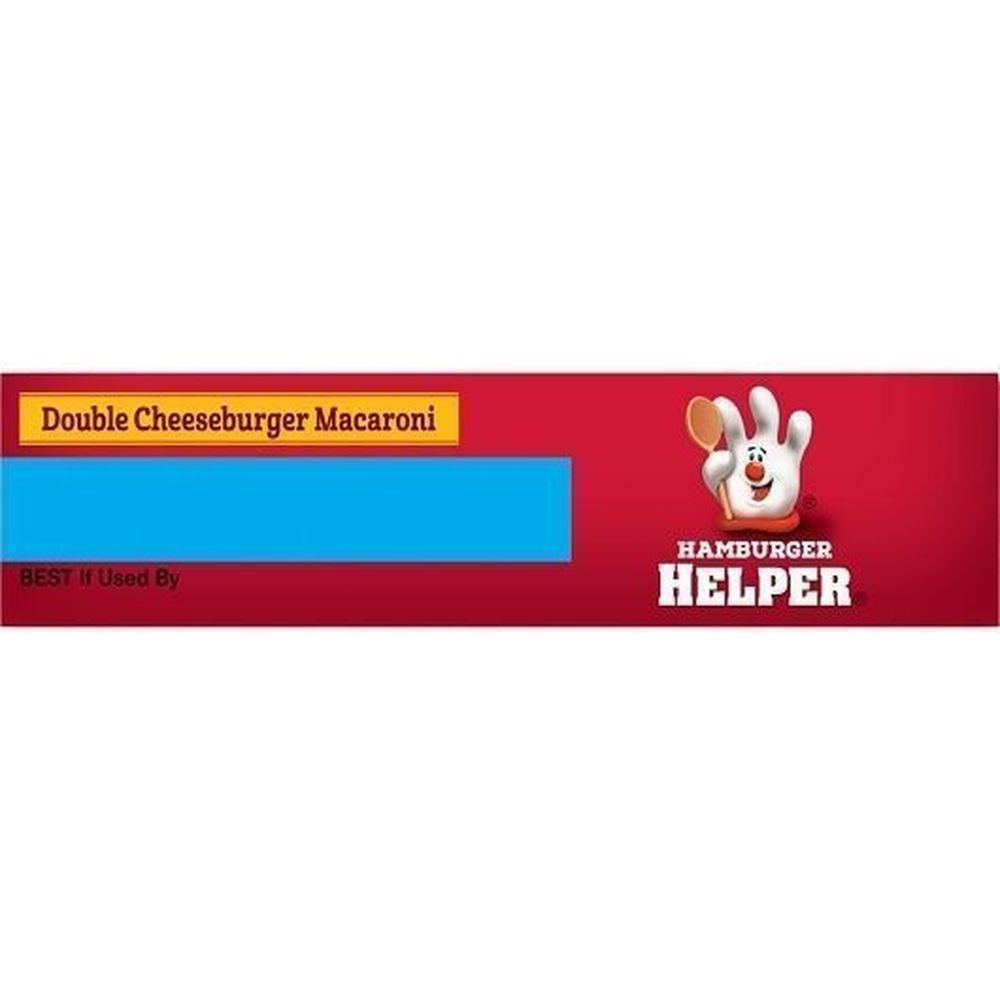 Helper Double Cheeseburger Macaroni, 6 Ounce -- 12 Per Case