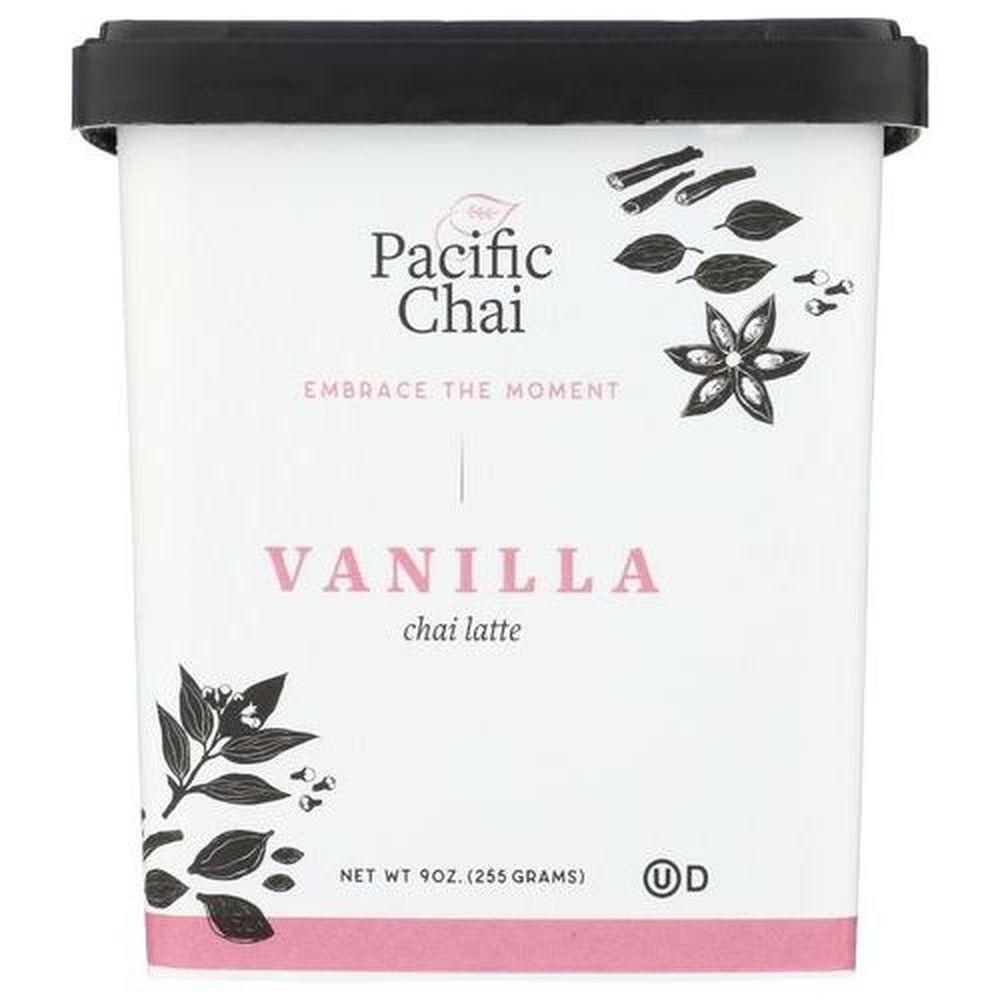 Pacific Chai Vanilla Chai Tea Latte Mix, 9 Ounce -- 6 Per Case