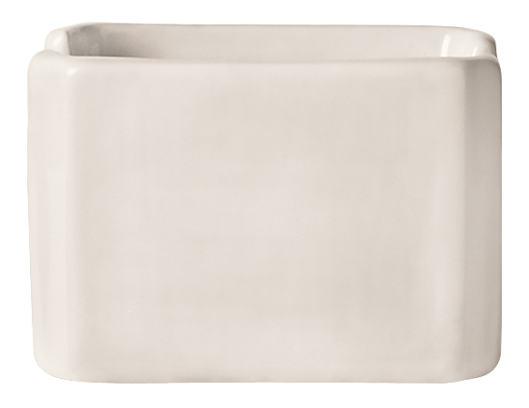 World Tableware Bright White Porcelana And Ultima Sugar Packet Holder, 2 5/8 X 3 7/16 X 2 3/8 Inch -- 48 Per Case