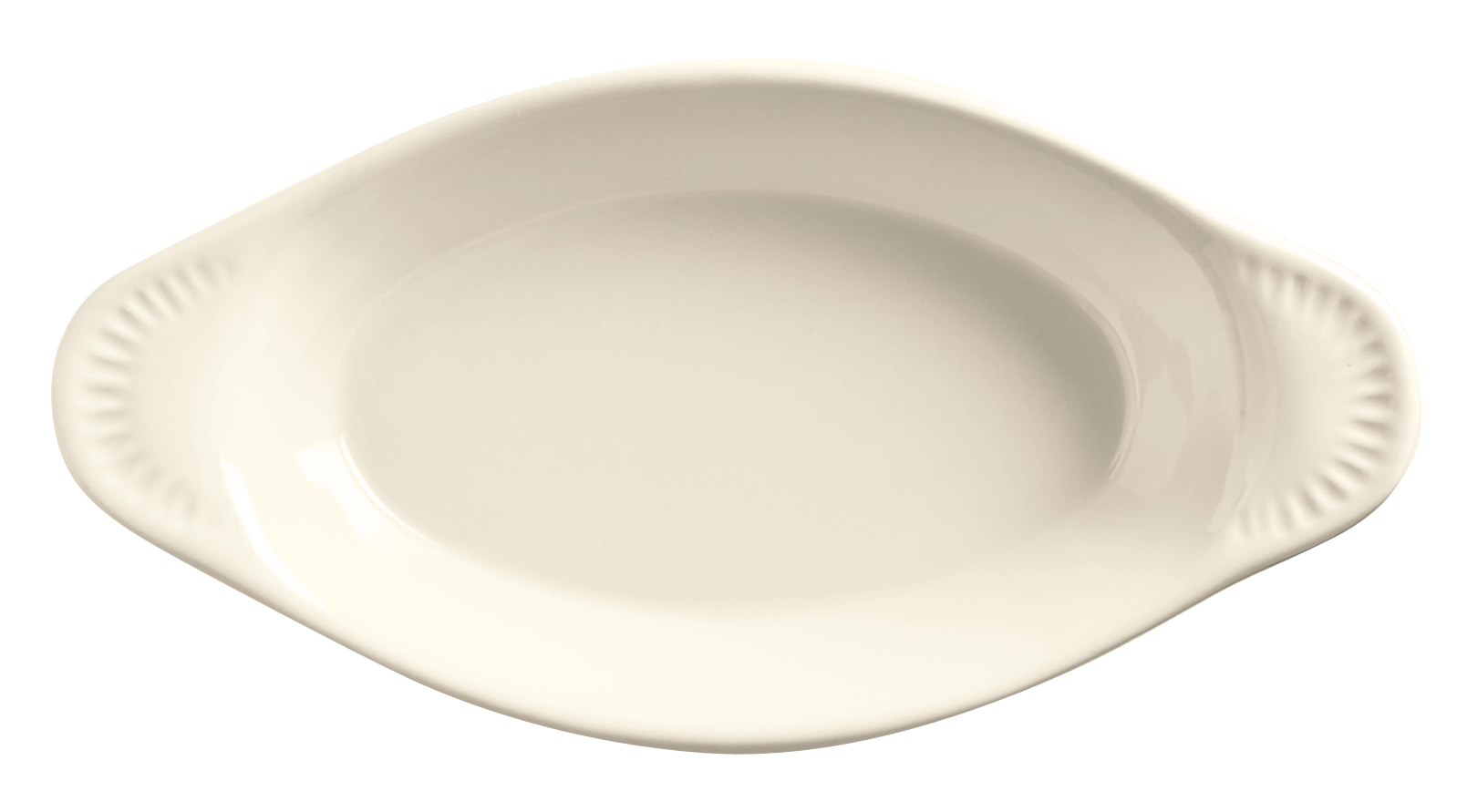 World Tableware Cream White Bedrock Oval Rarebit, 6 Ounce -- 36 Per Case