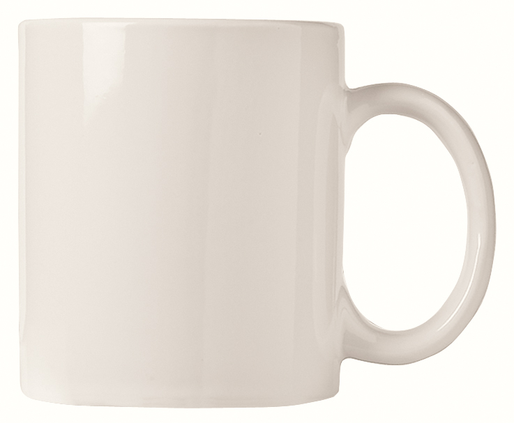 World Tableware Bright White Porcelana And Ultima Mug, 12 Ounce -- 12 Per Case