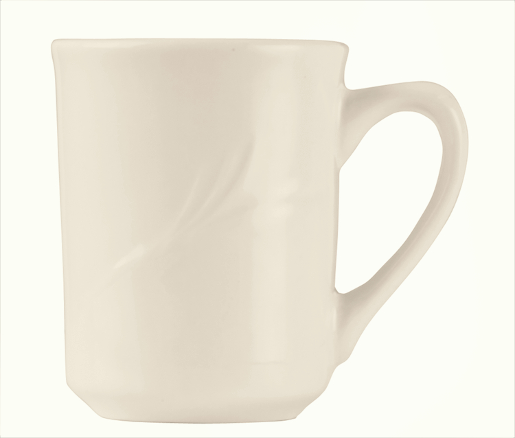 World Tableware Endurance Porcelain Cream White Mug, 8 1/2 Ounce -- 36 Per Case