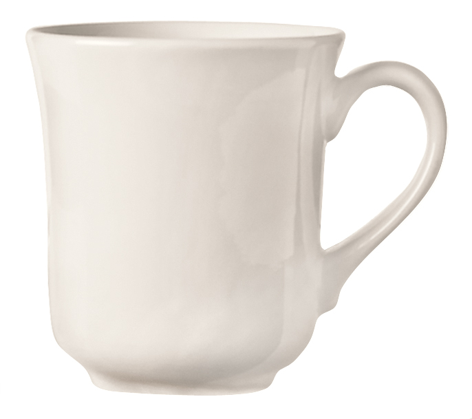 World Tableware Basics Collection Porcelain Bright White Tall Cup, 8.5 Ounce -- 36 Per Case