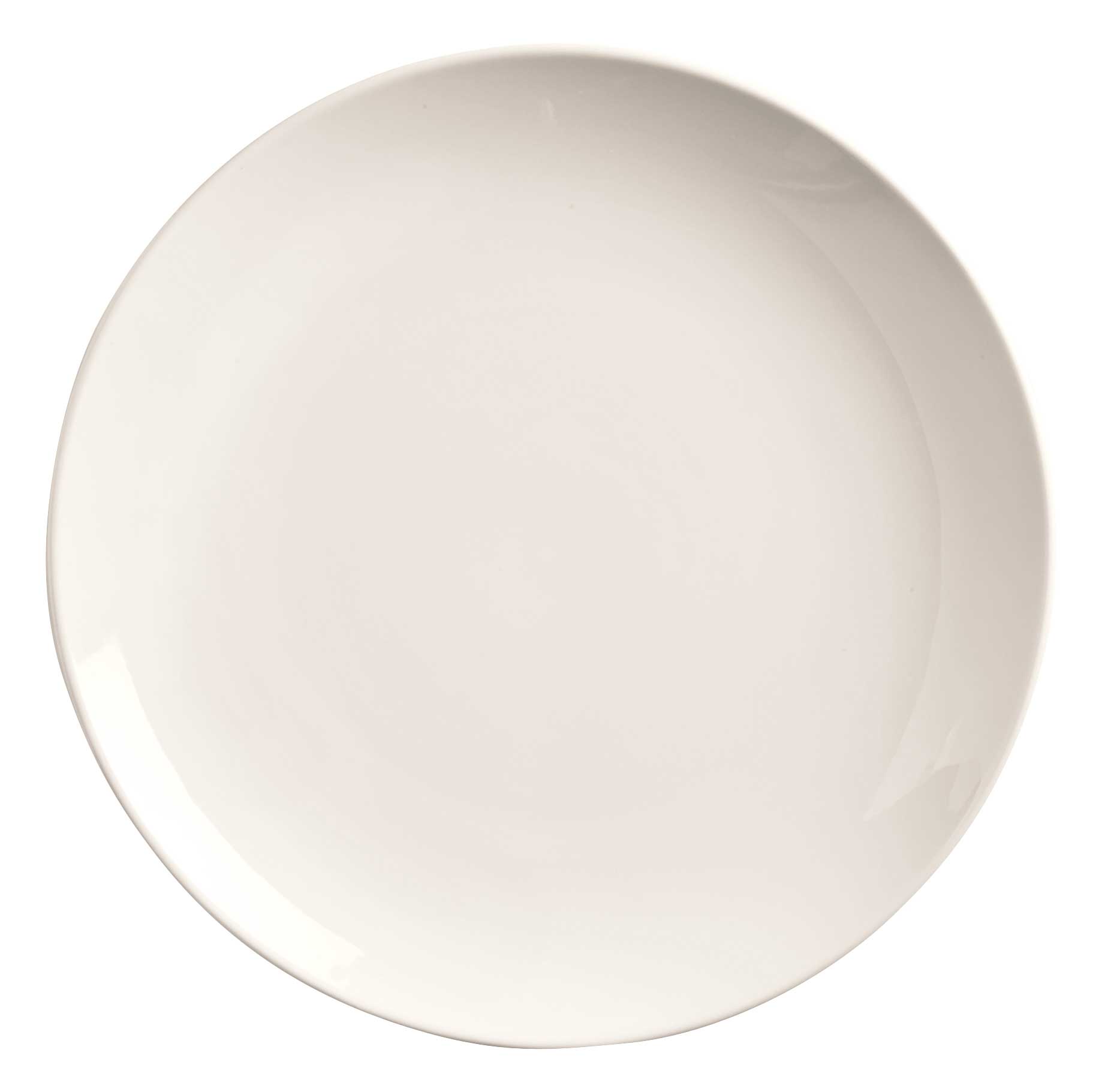 World Tableware Porcelana Bright White Coupe Round Plate, 6.5 Inch -- 36 Per Case