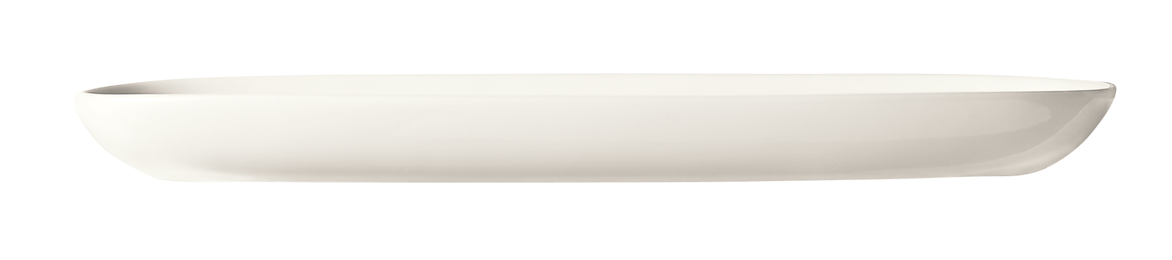 World Tableware Basic Collection Porcelain Ultra Bright White Coupe Tray, 14 Inch -- 12 Per Case