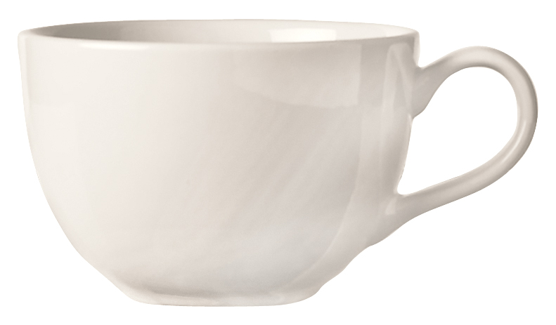 World Tableware Basics Collection Porcelain Bright White Low Cup, 15 Ounce -- 12 Per Case