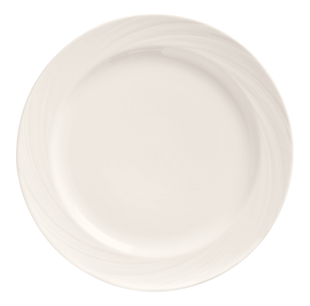 World Tableware Inc Basics Collection Orbis Bright White Plate, 10 Inch -- 12 Per Case