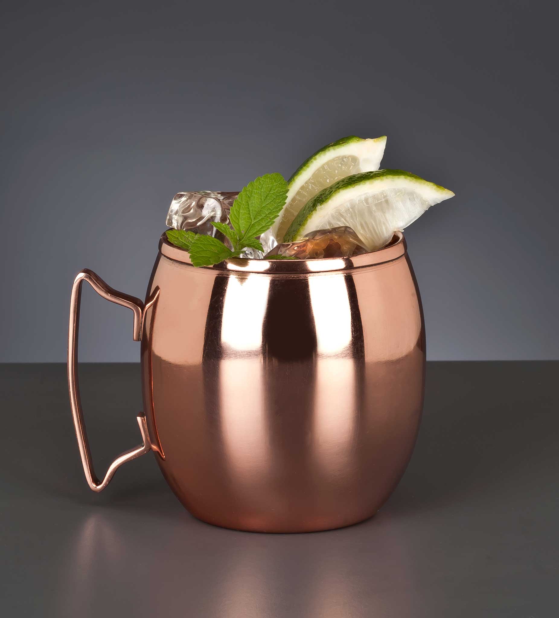 World Tableware Solid Copper Plate Stainless Steel Moscow Mule Mug, 14 Ounce -- 12 Per Case