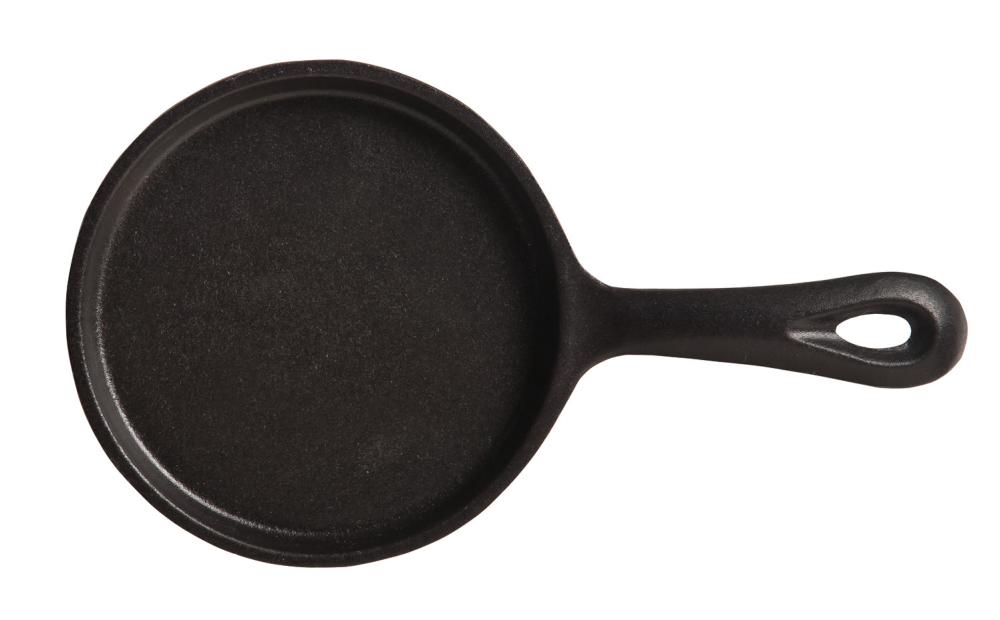 World Tableware Round Cast Iron Skillet With Handle, 5 Inch -- 12 Per Case