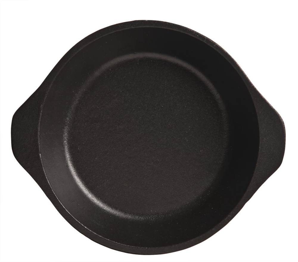 World Tableware Inc Cast Iron Pie Plate With Handles, 7 1/2x6 1/2 Inch -- 6 Per Case