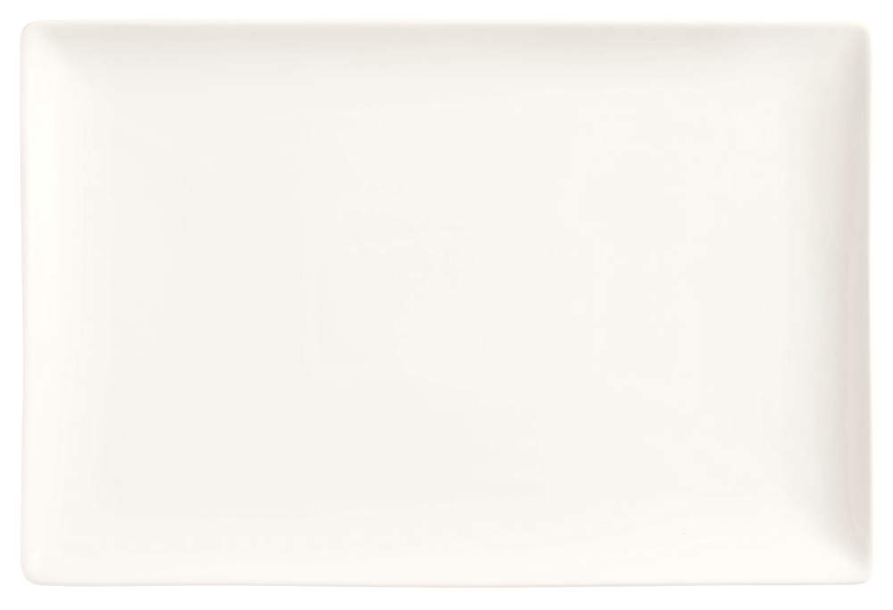 World Tableware Inc Slate Coupe Rectangle Ultra Bright White Tray, 12 X 8 Inch -- 12 Per Case