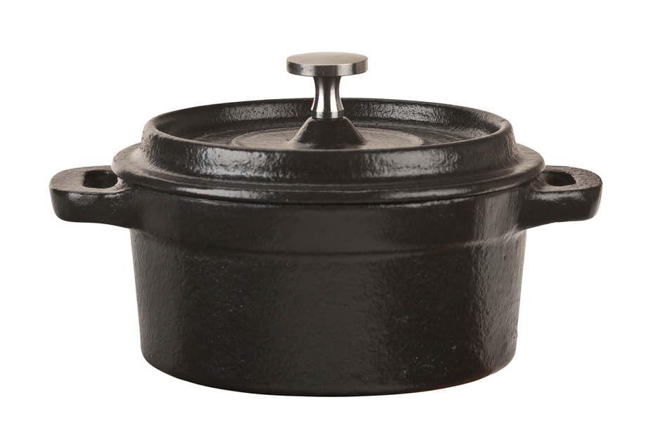 World Tableware Inc Round Miniature Dutch Oven With Lid, 9 Ounce -- 12 Per Case