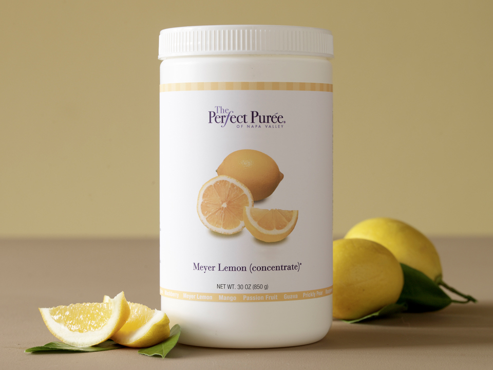 The Perfect Puree Meyer Lemon Concentrate Puree, 30 Ounce -- 6 per case.