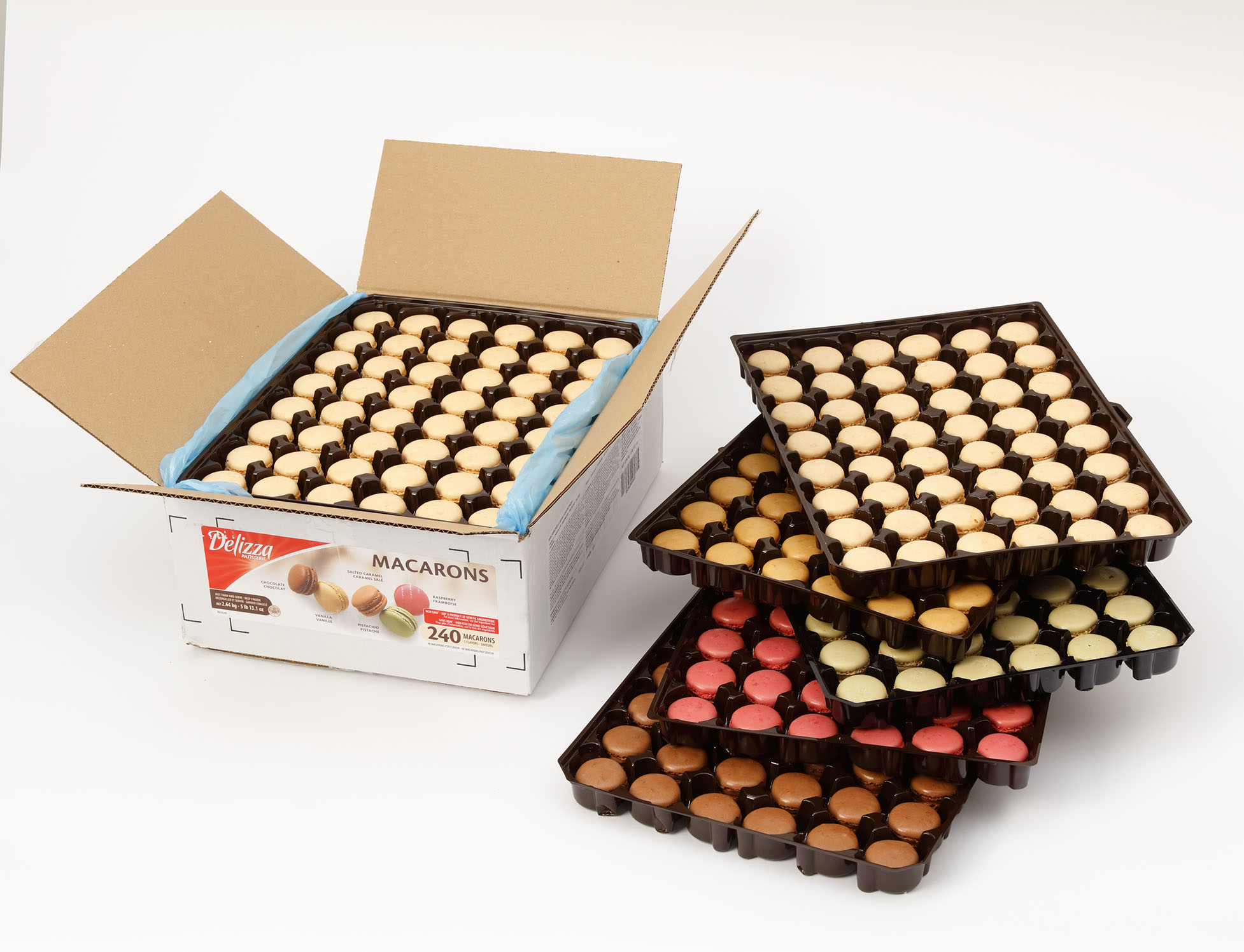 macaronです Delizza Classic Macaron Assortment -- 240 per case