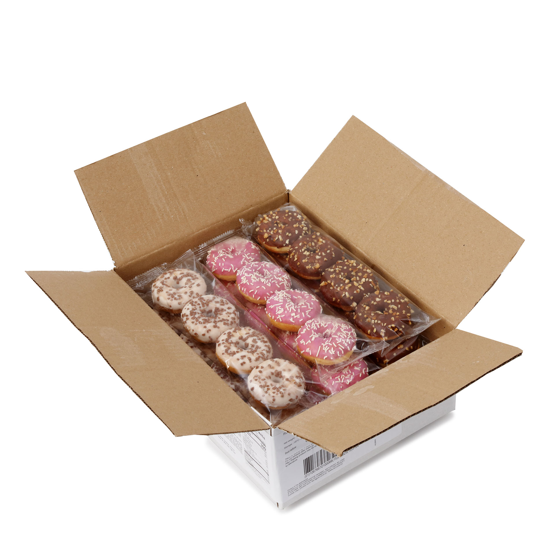 Delizza Mini Filled Donut Assortment, 2.43 Pound