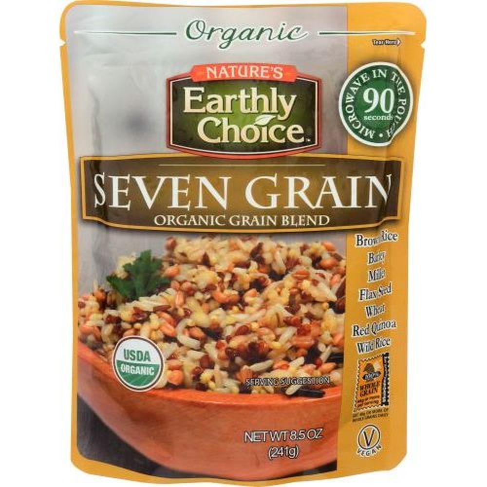 Natures Earthly Choice Organic Seven Grain Blend, 8.5 Ounce -- 6 Per Case