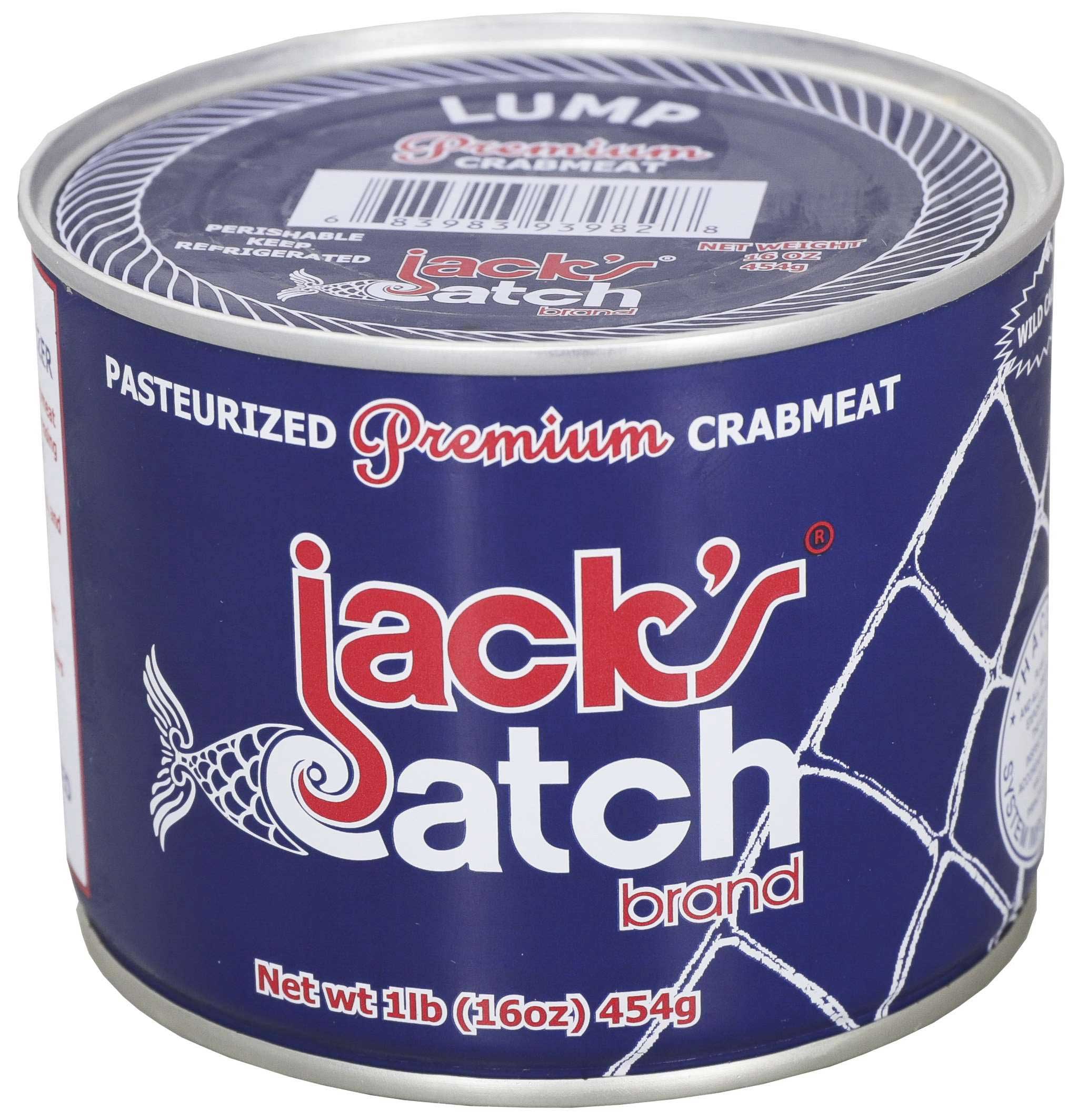 Jack’s Catch Premium Pasteurized Crabmeat Lumps Case FoodServiceDirect