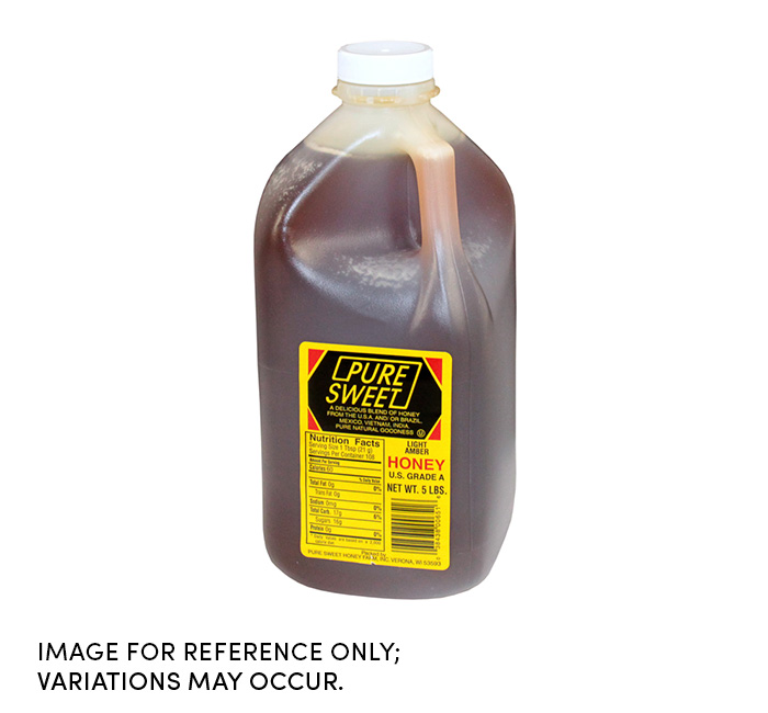 Commodity Light Amber Honey, 5 Pound -- 6 Per Case