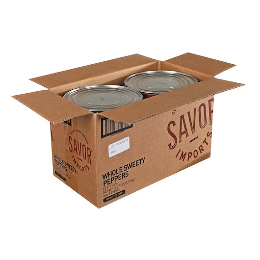 Savor Imports Whole Sweety Peppers, 105 Ounce -- 2 Per Case