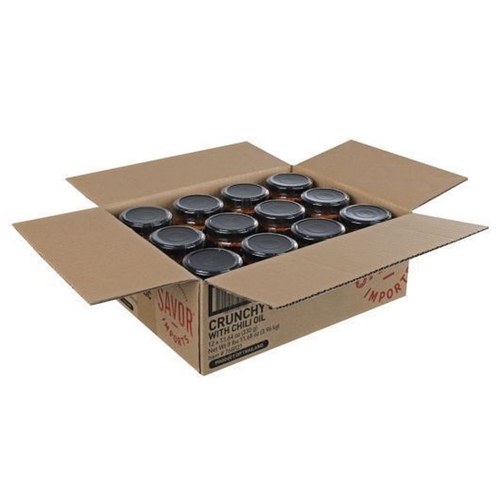 Savor Imports Crunchy Garlic With Chili Oil, 12 Ounce -- 12 Per Case