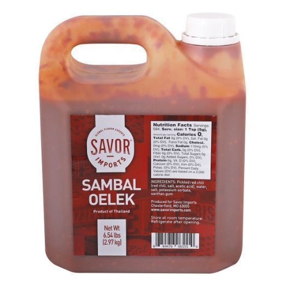 Savor Imports Sambal Oelek 6.54 Pound 3 per case