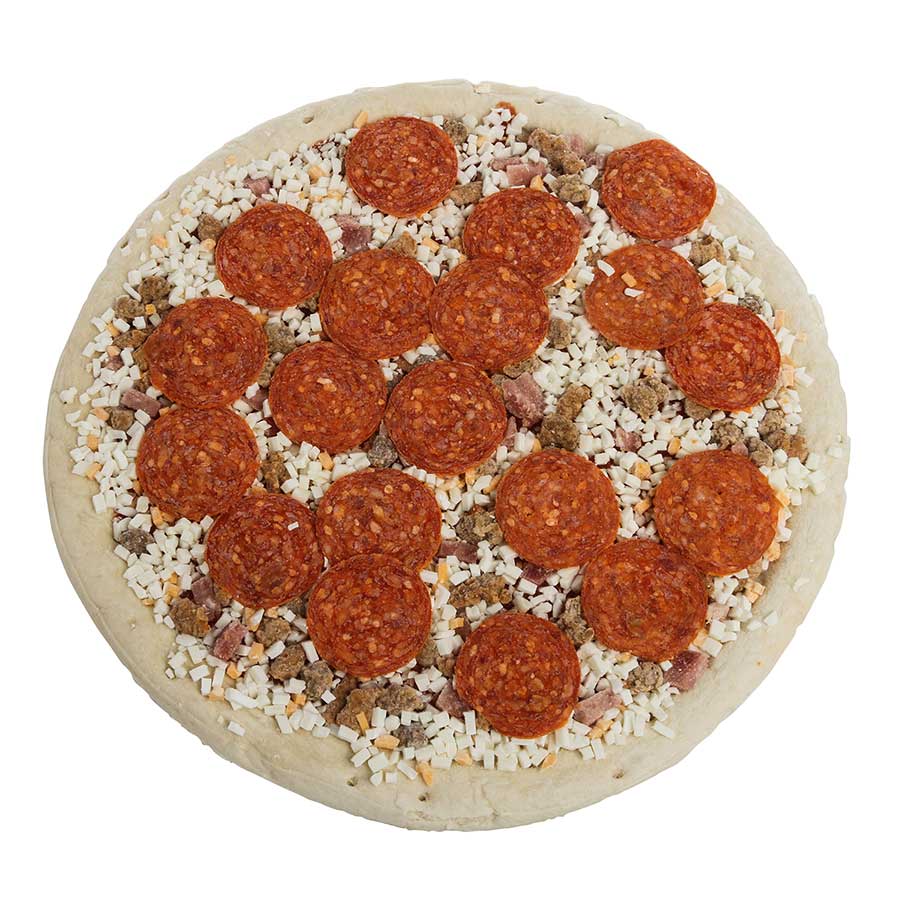 Pizza De Cinco Carnes Day'n Night Bites, 12 Pulgadas -- 6 Por Caja